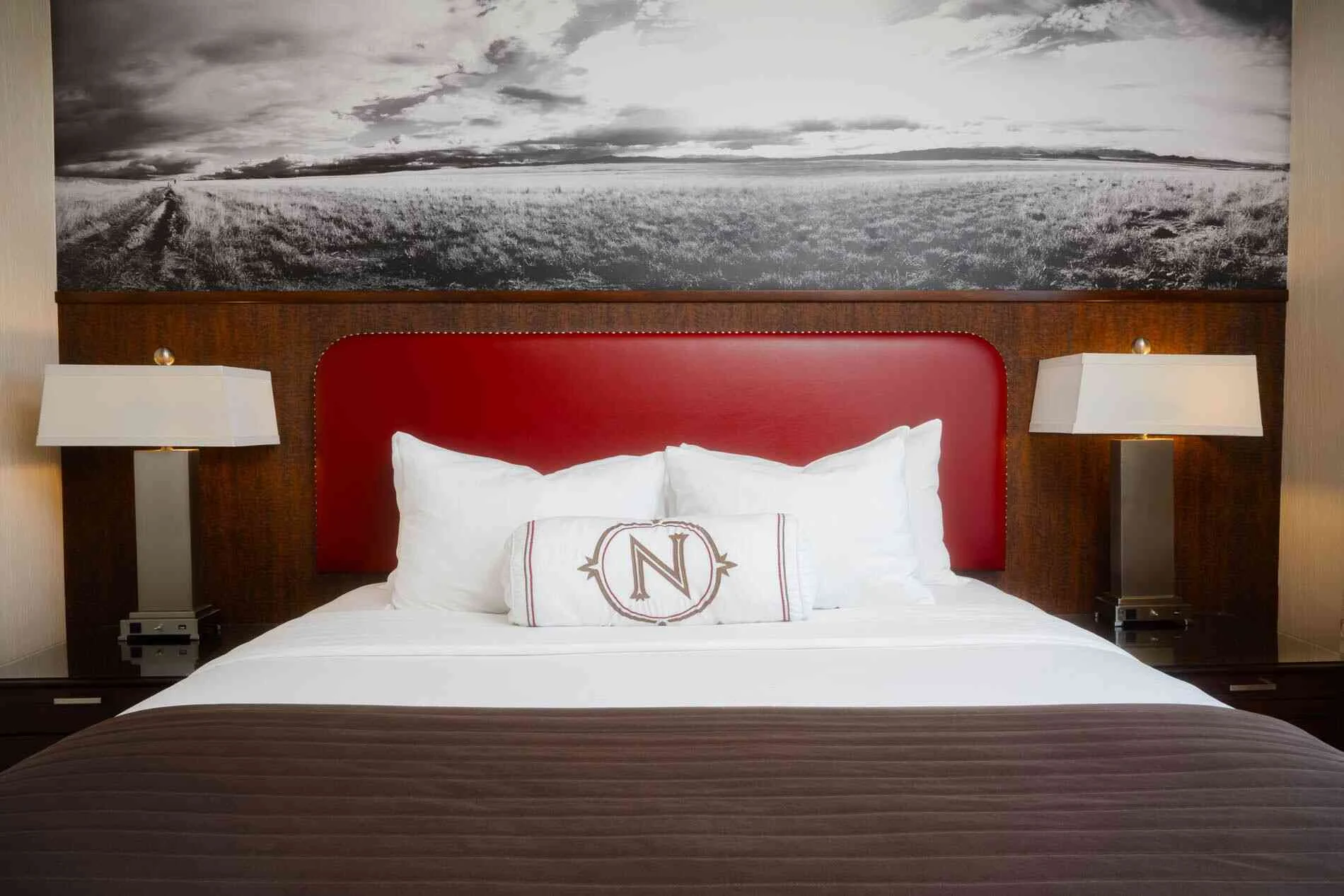 Renovated king guest room at the Northern Hotel in downtown Billings, Montana
